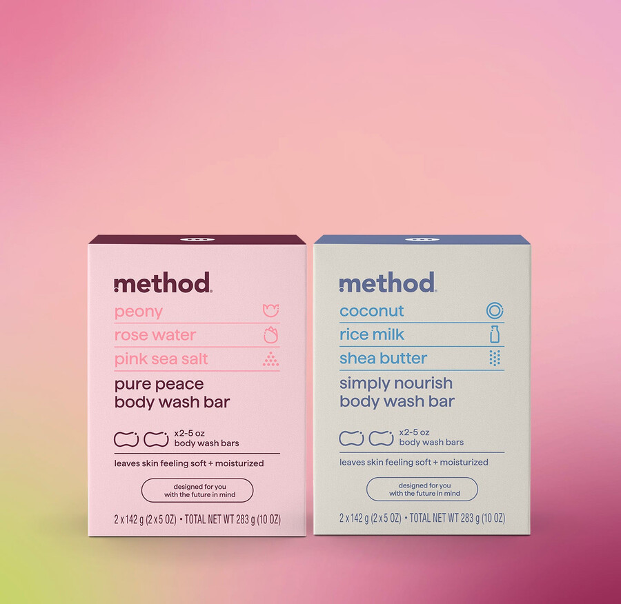 method bar soap variety duo - 4 bars