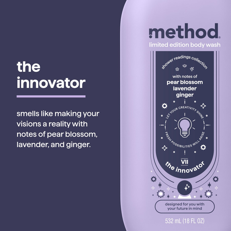 shower readings body wash