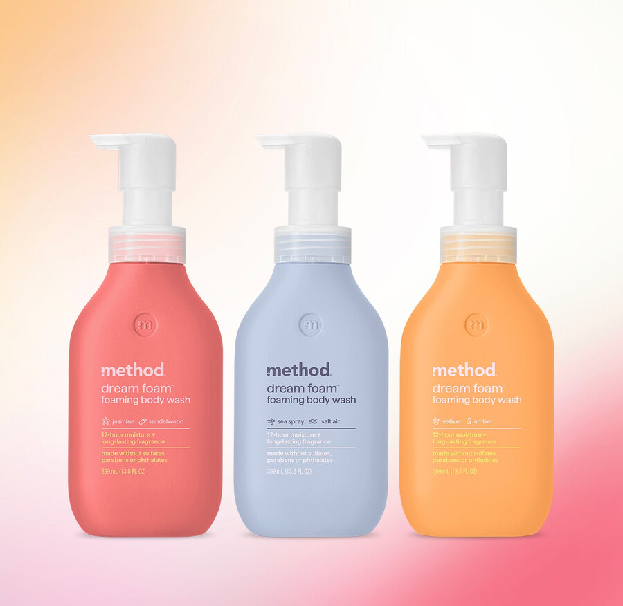 dream foam foaming body wash variety trio